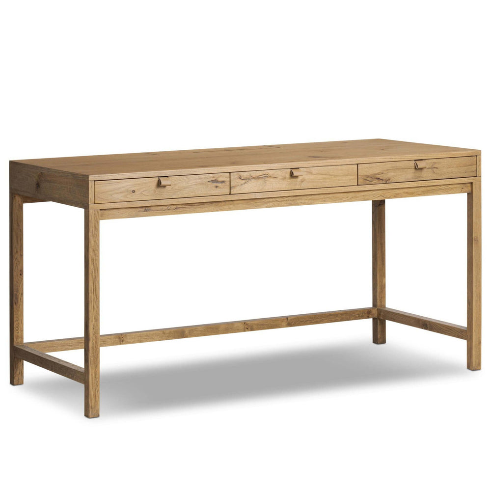 Tula Writing Desk, Worn Oak by Four Hands