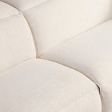 Kenlee Power Recliner 3 Piece Sectional, Nomad Snow by Four Hands