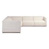 Kenlee Power Recliner 5 Piece Sectional, Nomad Snow by Four Hands
