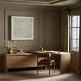 Noah Rotating Desk, Aged Smoked Oak by Four Hands