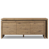 Noah Rotating Desk, Aged Smoked Oak by Four Hands