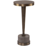 Masika Drink Table, Bronze-Furniture - Accent Tables-High Fashion Home