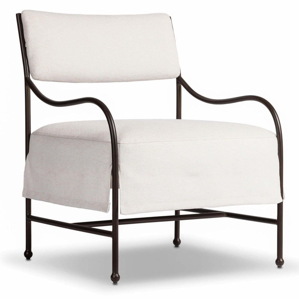 Nevin Outdoor Chair, Alessi Linen by Amber Lewis x Four Hands