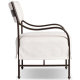 Nevin Outdoor Chair, Alessi Linen by Amber Lewis x Four Hands