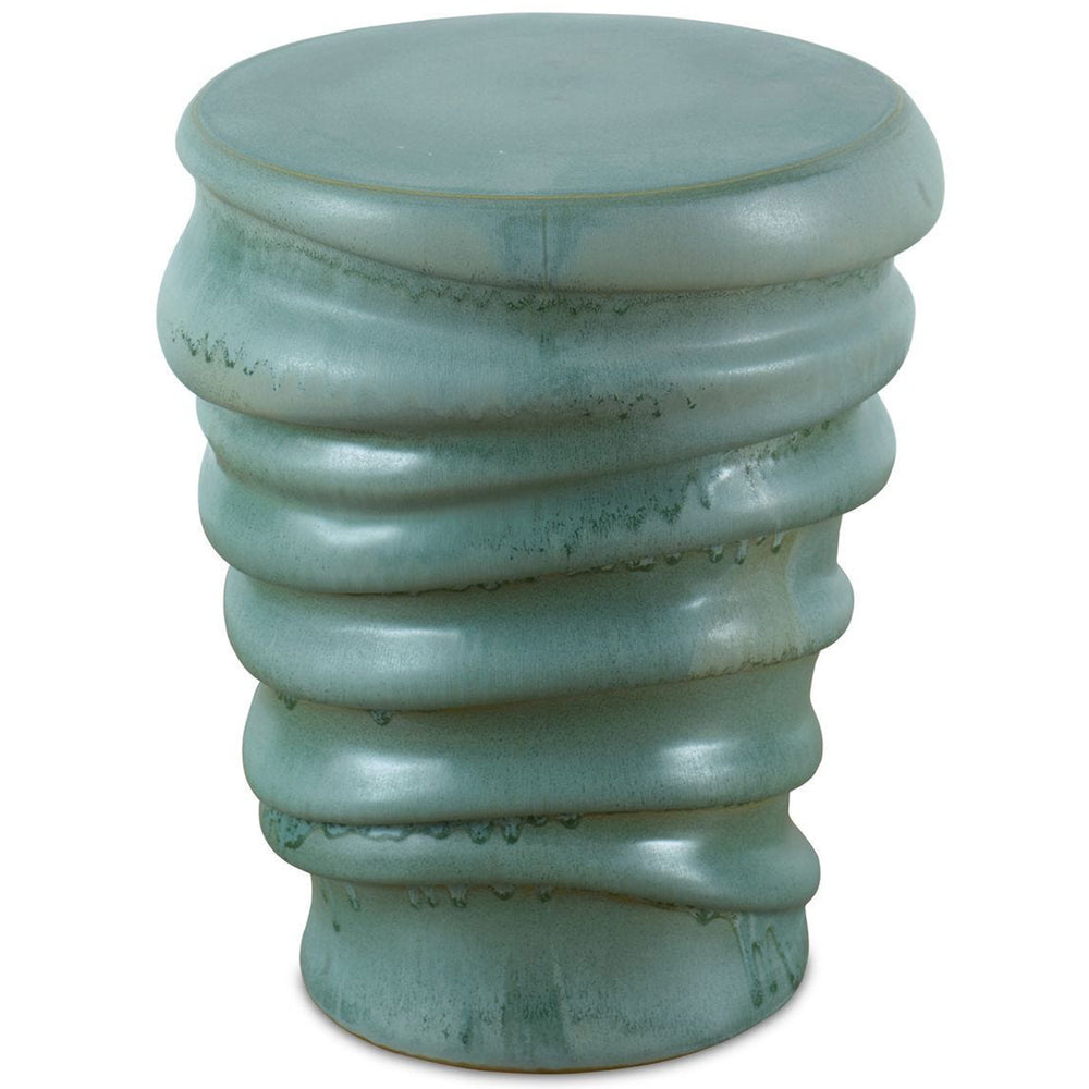 Skye Garden Stool, Light Aqua-Furniture - Accent Tables-High Fashion Home