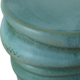 Skye Garden Stool, Light Aqua-Furniture - Accent Tables-High Fashion Home