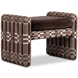 Serena Ottoman, Sandhill Cocoa by Four Hands