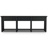 Gardendale Console Table, Stained Black by Four Hands