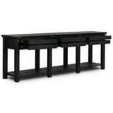Gardendale Console Table, Stained Black by Four Hands