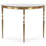 Imelda Console Table, Antique Gold-Furniture - Accent Tables-High Fashion Home