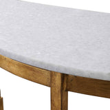 Imelda Console Table, Antique Gold-Furniture - Accent Tables-High Fashion Home