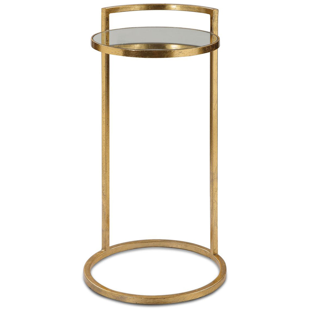 Cailin Accent Table, Gold Leaf
