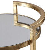 Cailin Accent Table, Gold Leaf