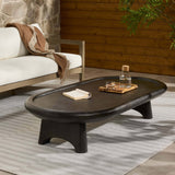 Varo Outdoor Coffee Table, Distressed Bronze by Four Hands