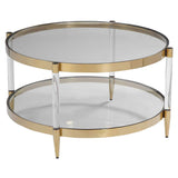 Kellen Coffee Table, Gold