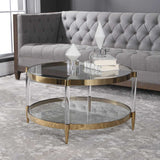 Kellen Coffee Table, Gold