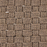 Moxie Outdoor Bench, Dark Textured Woven by Four Hands