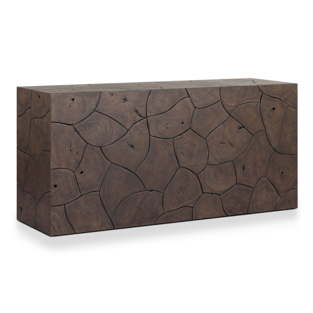 Tomlin Outdoor Console Table, Saddle Brown by Four Hands
