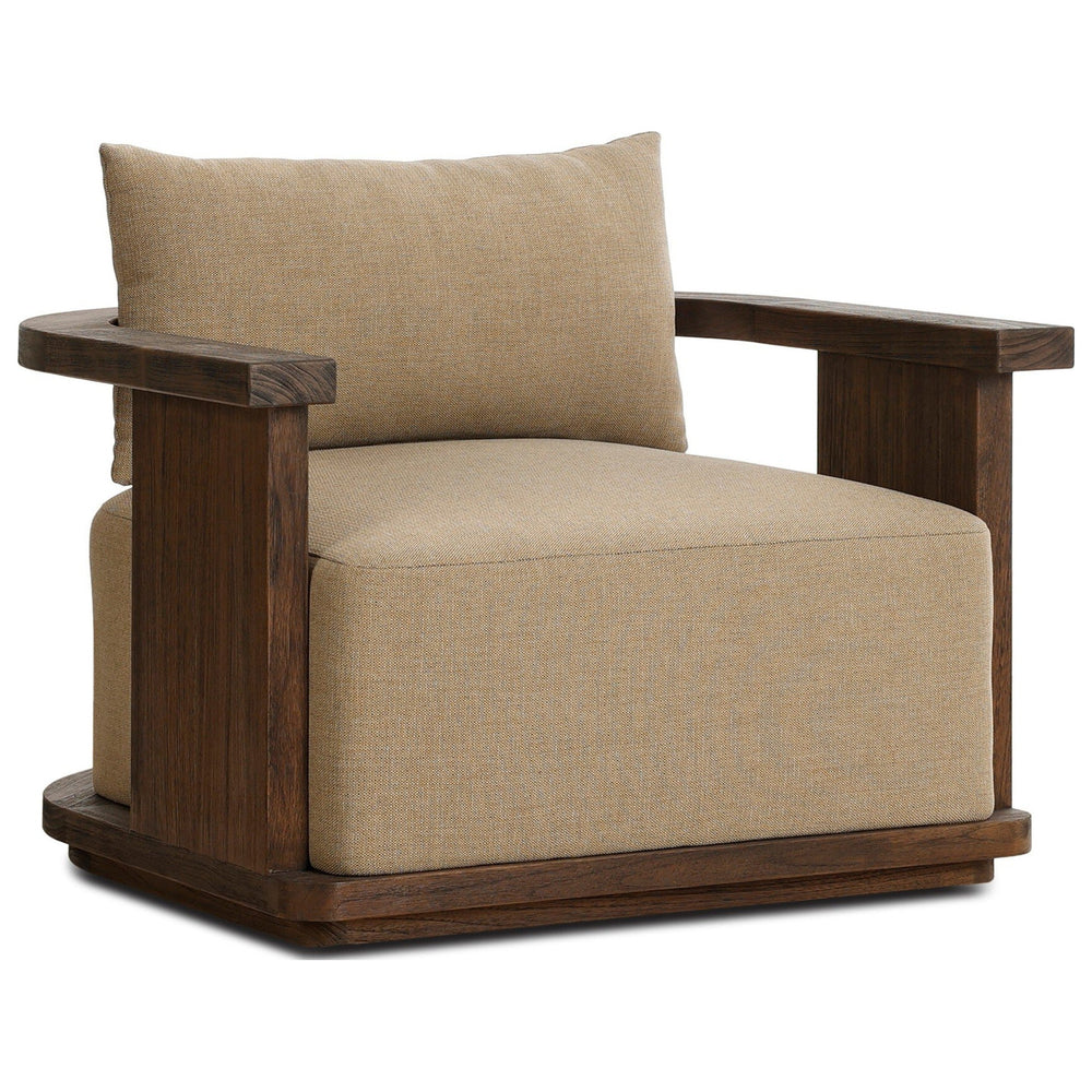 Tahana Outdoor Swivel Chair, Olympia Canvas by Four Hands — PRM_1