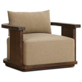 Tahana Outdoor Swivel Chair, Olympia Canvas by Four Hands — PRM_1