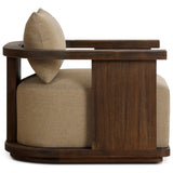 Tahana Outdoor Swivel Chair, Olympia Canvas by Four Hands — SID_1