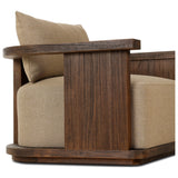 Tahana Outdoor Swivel Chair, Olympia Canvas by Four Hands — DET_1