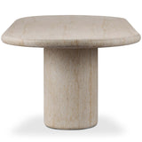 Poole Outdoor Dining Table, Textured Sand by Four Hands