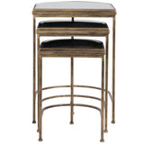 India Nesting Tables, Set of 2, Gold