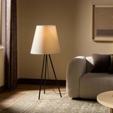 Piama Floor Lamp, Jet Black by Four Hands
