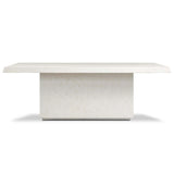 Avila Outdoor Rectangular Dining Table, Aged White by Amber Lewis x Four Hands