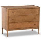 Franny 3 Drawer Chest, Saddle Brown by Amber Lewis x Four Hands