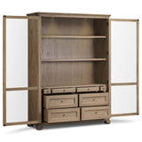 Sussex Wide Cabinet, Drifted Oak by Amber Lewis x Four Hands-Furniture - Storage-High Fashion Home