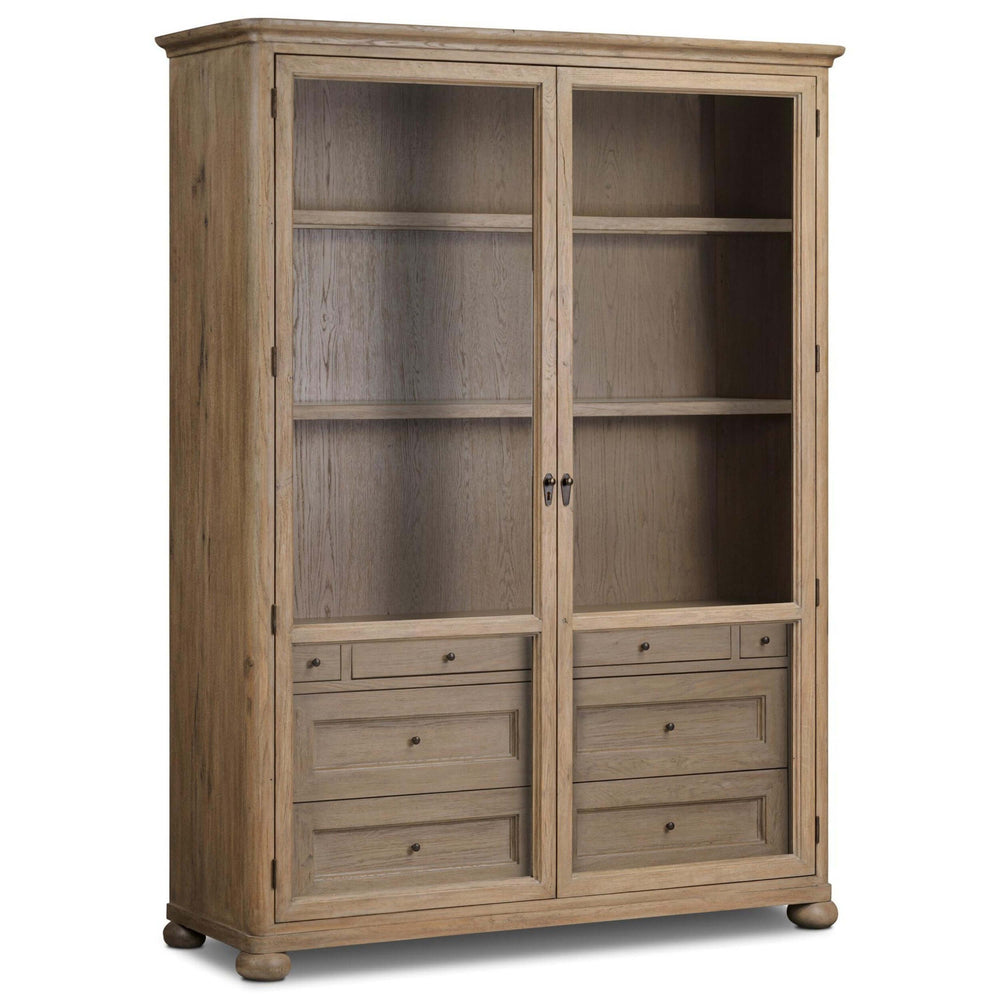 Sussex Wide Cabinet, Drifted Oak by Amber Lewis x Four Hands-Furniture - Storage-High Fashion Home