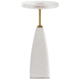 Sora Drink Table, White-Furniture - Accent Tables-High Fashion Home