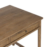 Bari Desk, Weathered Oak by Amber Lewis x Four Hands