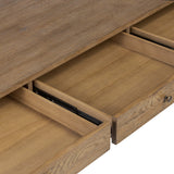 Bari Desk, Weathered Oak by Amber Lewis x Four Hands