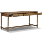 Bari Desk, Weathered Oak by Amber Lewis x Four Hands