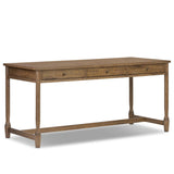 Bari Desk, Weathered Oak by Amber Lewis x Four Hands