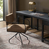 Fenn Desk Chair, Nomad Mushroom by Four Hands