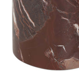 Zion End Table, Merlot Marble by Four Hands