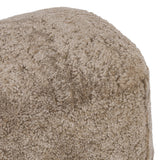 Bilbury Oval Ottoman, Taupe by Four Hands
