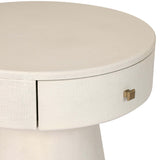 Chiro Nightstand, Ivory by Four Hands-Furniture - Bedroom-High Fashion Home