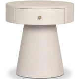 Chiro Nightstand, Ivory by Four Hands-Furniture - Bedroom-High Fashion Home