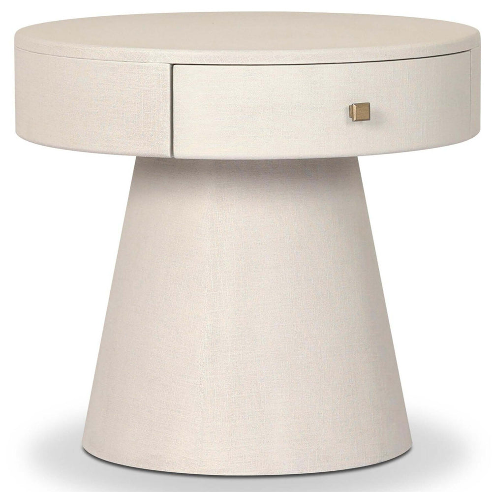 Chiro Nightstand, Ivory by Four Hands-Furniture - Bedroom-High Fashion Home