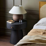 Chiro Nightstand, Black by Four Hands