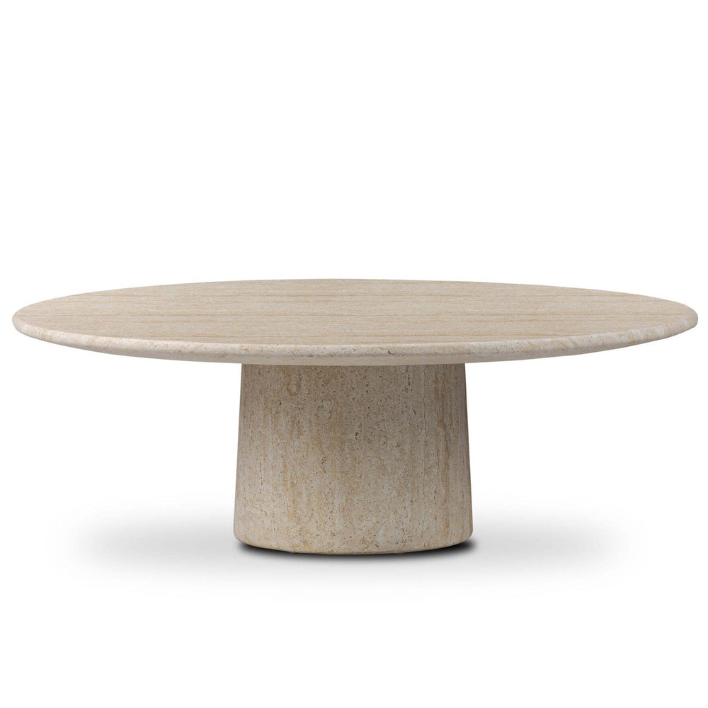 Poole Outdoor Coffee Table, Textured Sand by Four Hands