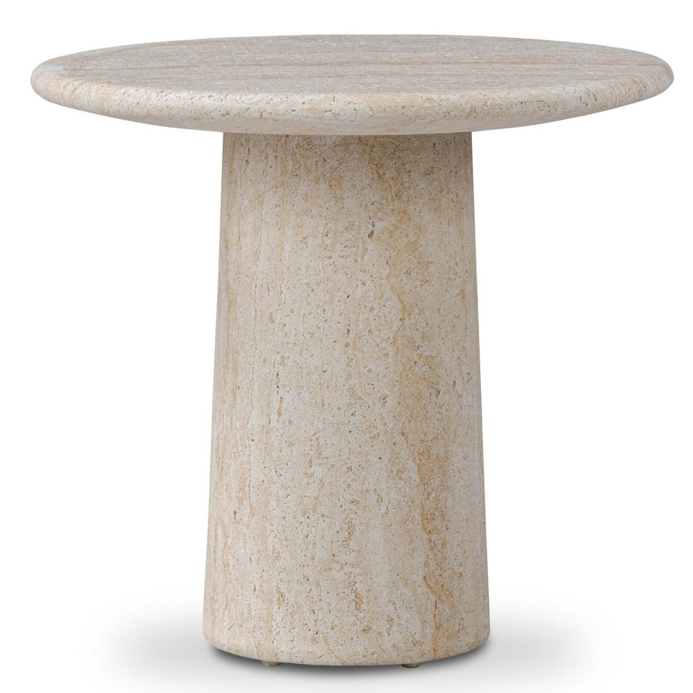 Poole Outdoor End Table, Textured Sand by Four Hands