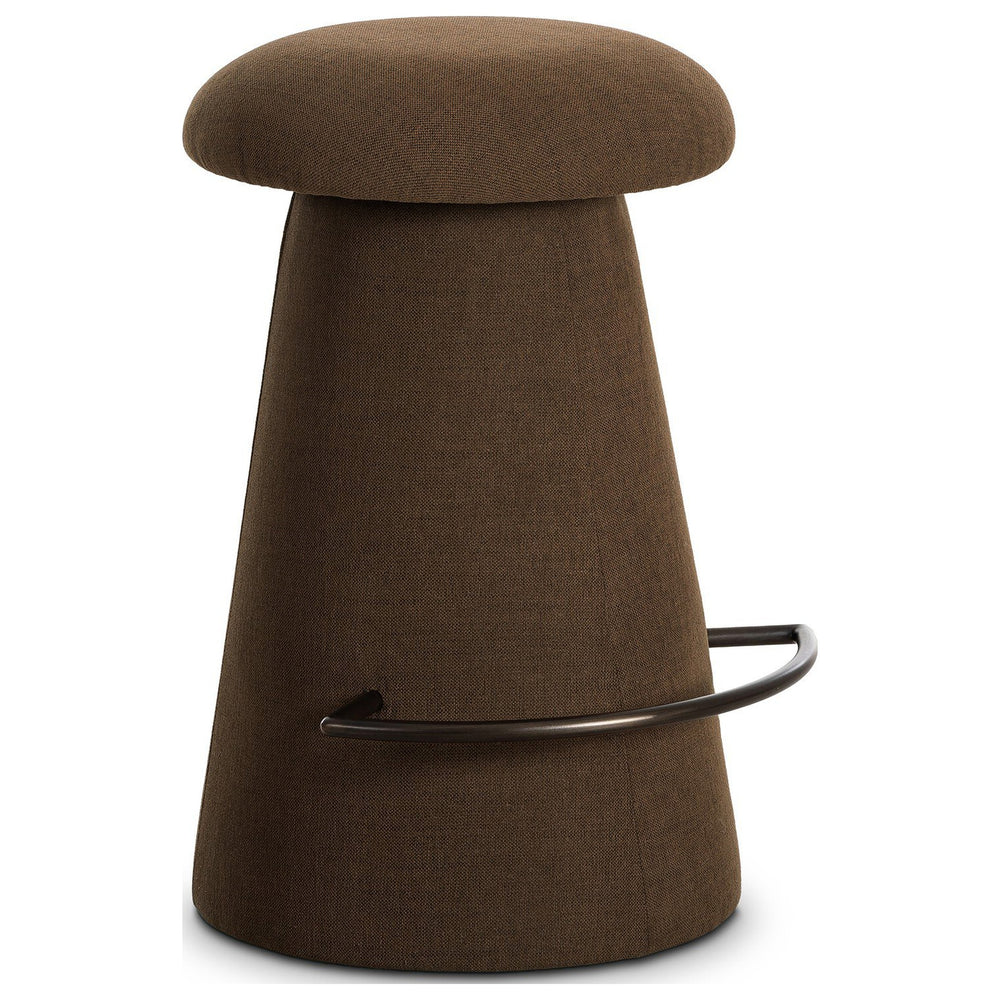 Cannes Swivel Counter Stool, Crypton Nomad Mushroom by Four Hands — PRM_1