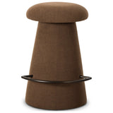 Cannes Swivel Counter Stool, Crypton Nomad Mushroom by Four Hands — FRT_1