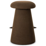 Cannes Swivel Counter Stool, Crypton Nomad Mushroom by Four Hands — BCK_1